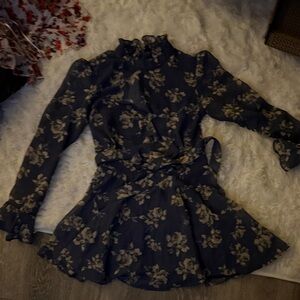 Floral Long Sleeve Dress